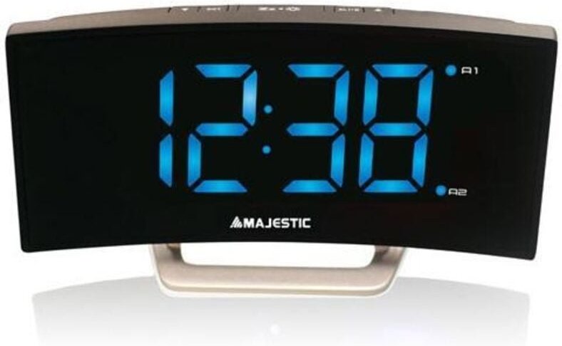 New Majestic SVE-234 Digitaler Wecker Schwarz