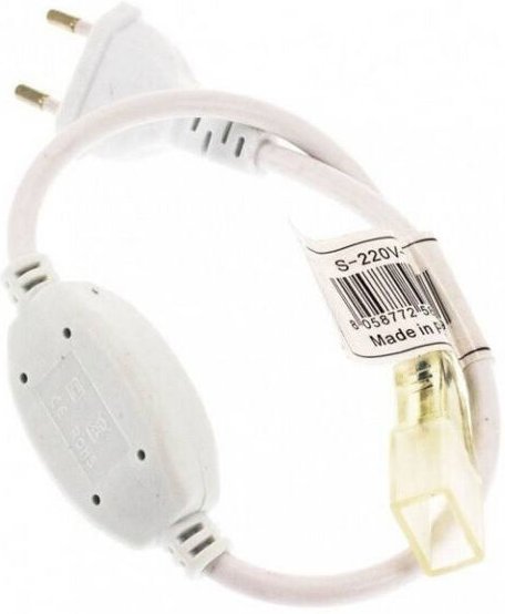 Trade Shop Traesio - Trade Shop - 10MM led-streifen-stecker 220V led-streifen-zündsteckdose S-220V-10 -