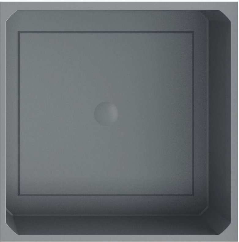 Vauth-sagel - vs envi Drawer Einsatzschale 2,7 Liter (Müllbehälter) aus Kunststoff lavagrau