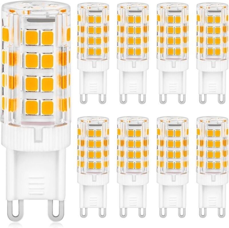 Thumbnail - G9 LED-Lampen, G9 5 W, Warmweiß 3000 K, 500 lm, entspricht 50 W Halogen, AC 85–265 V, dimmbar, flimmerfrei, Energiesparl...