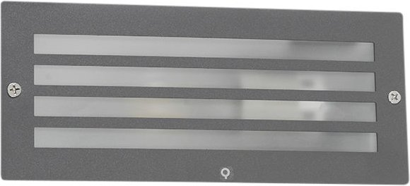 Moderne Einbauleuchte dunkelgrau IP44 - Hurricane