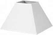 Pyramide Lampenschirm mezzo clamp white 12dx7dx10h poplin fabric