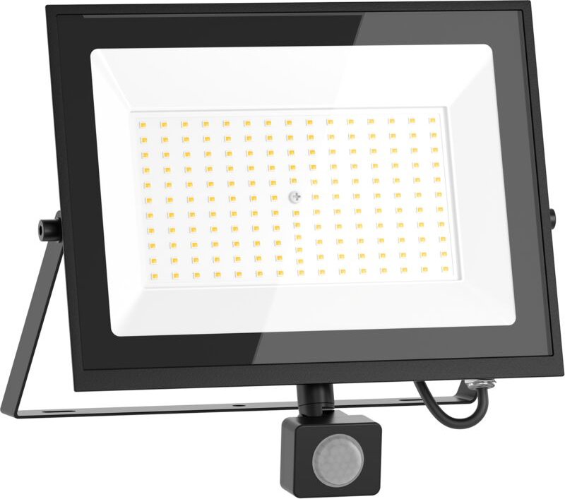 Mexen Luxpro LED-Fluter mit Bewegungsmelder, 100W, Kalt - 6500K, 9000 lm, schwarz - L235-100-65-70