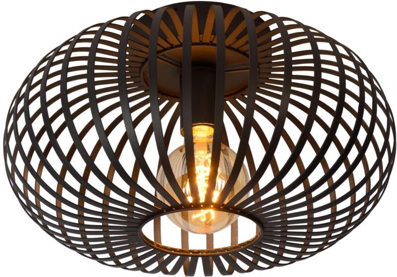 Lucide - manuela - Deckenleuchte - ø 39,5 cm - 1xE27 - Schwarz