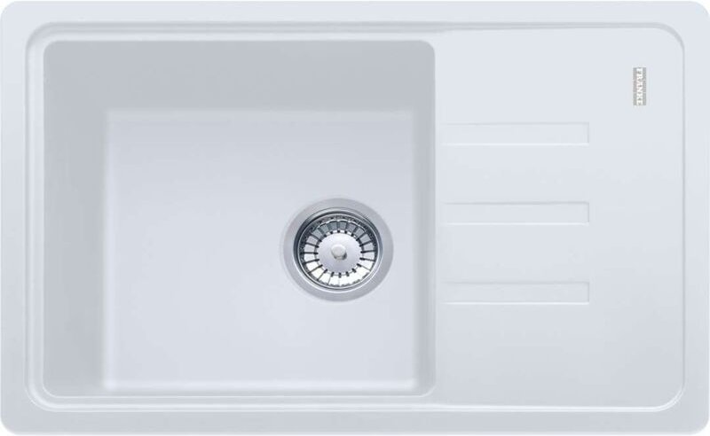 Franke Malta - Fragranit Spülbecken BSG 611-62, 62x44 cm, weiß Eis 114.0440.889