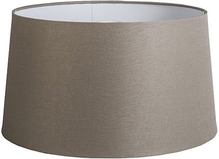 Taupe Leinen Lampenschirm 45 cm