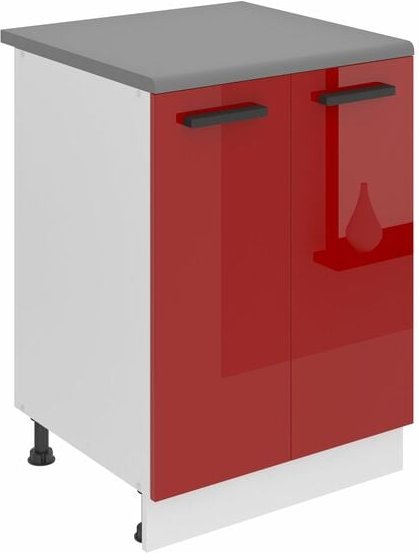 Unterschrank Küche, Küchenunterschrank 60 cm Breite. SD2 Küchenunterschrank mit Arbeitsplatte. Küchenschrank mit 2 Türen...