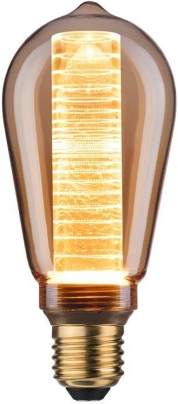 Paulmann LED Vintage Leuchtmittel Kolben ST64 E27 4 W gold mit Innenkolben Leuchtmittel