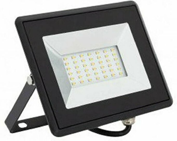 Trade Shop Traesio - Trade Shop - aussenstrahler 50W schwarz IP65 natürliches warmes kaltes licht -