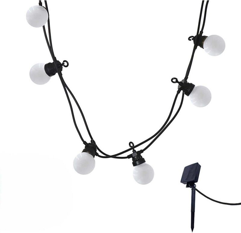 Set Mit 2 Solar Lichterketten PARTY 11.4m