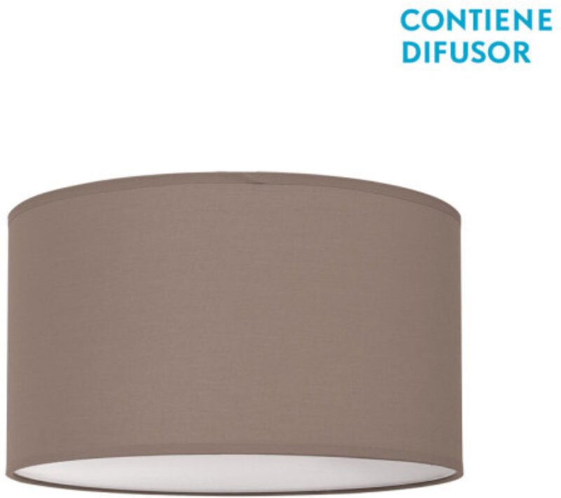 Nicole deckenleuchte taupe braun 3xe27 (14x40d)