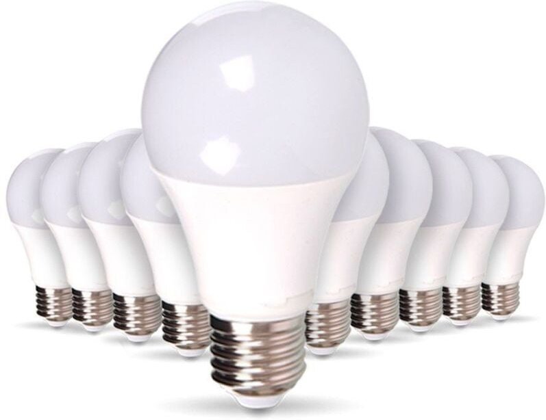 Los mit 10 LED-Lampen E27 11W Gl. 75W Naturweiß