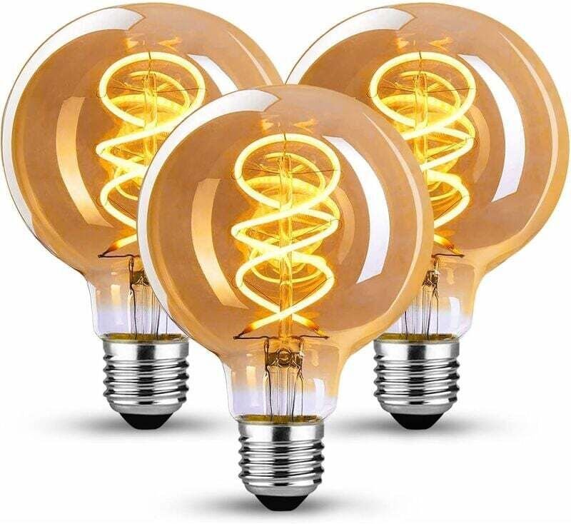 Edison - Vintage-Glühbirne E27, E27 led Vintage, dimmbar, 4 w, Retro-LED-Lampe, Warmweiß 2200 k Glühbirne E27 Vintage, i...