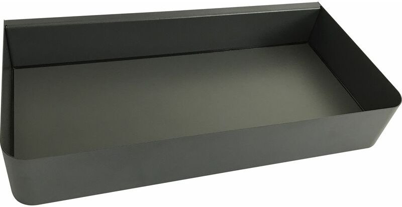 Vs sub Side Ablage-Set Planero 90° - Set für Küchenunterschränke mit kb 300mm - Korb mit Stahlblechumrandung, lava - Vau...