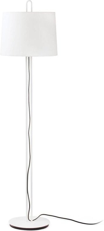 Faro montreal - Stehlampe Round Tappered Shade White, E27