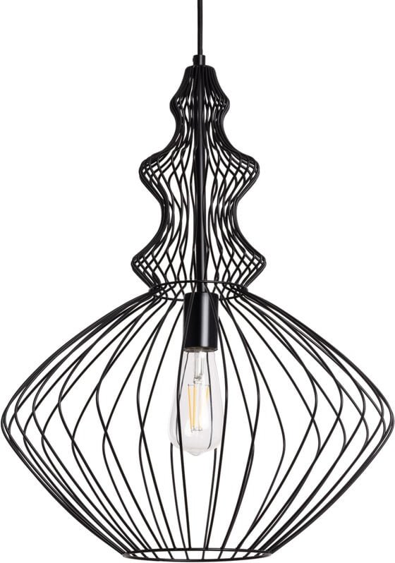 Efectoled - Pendelleuchte Metall Kelsie Schwarz