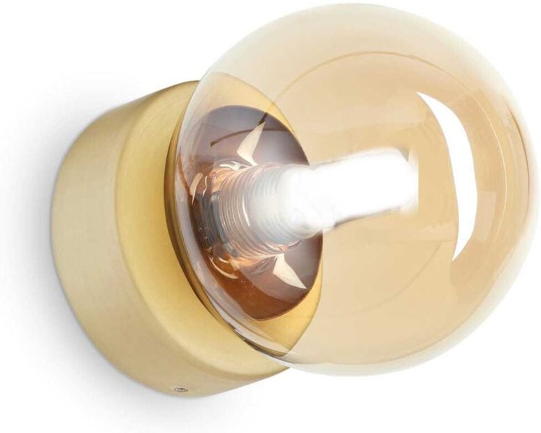 Ideal Lux PERLAGE Wandleuchte Messing