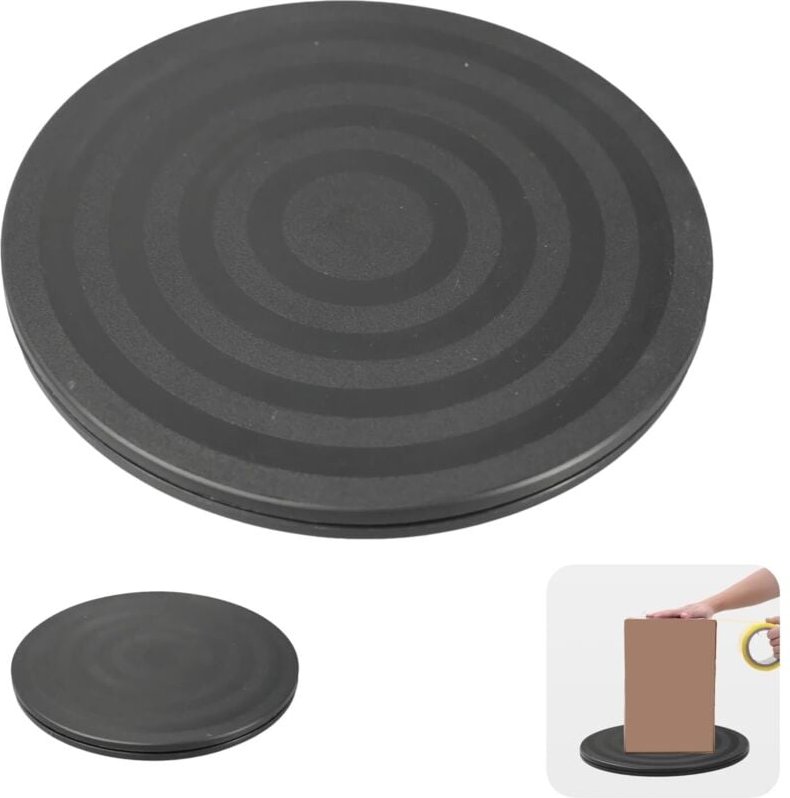 CCYKXA Stück universeller, schwarzer Drehteller, 360° drehbarer Ständer mit Stahlkugellagern, max. Traglast 15 kg, für F...