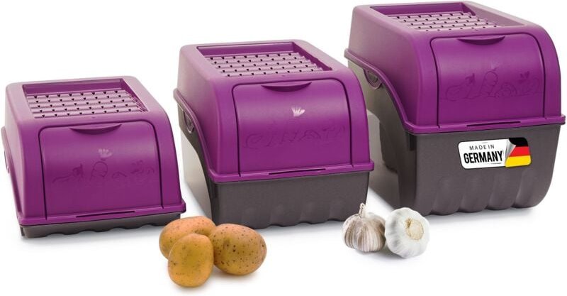 Novaliv - Vorratsdose Kartoffelbox, Gemüsebox, Kartoffelkiste, Hält das Gemüse länger frisch