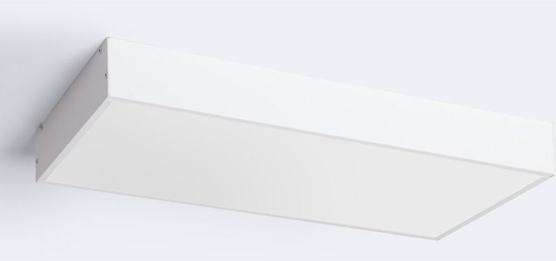 LED-Panel 120x60 cm 63W 6300lm LIFUD + Oberflächenbausatz 3000K LIFUD No Flicker Individuell Warmweiß