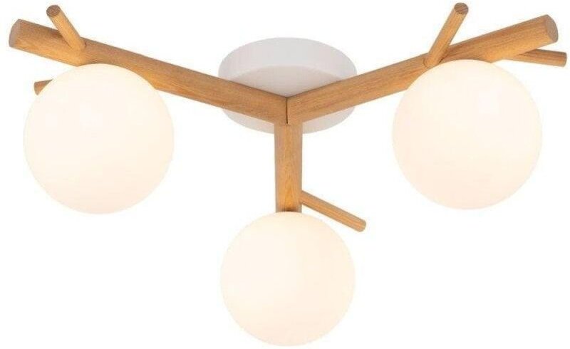Tk-lighting Moderne Deckenleuchte Weiß 46 cm