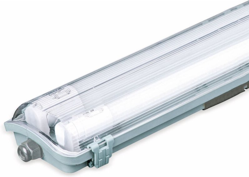LED-Feuchtraum-Wannenleuchte VT-12023 (6399), 2x 18 w, 6500K - V-tac