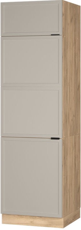 Kühlumbauschrank Fame-Line, GrauBeige, 60 cm, Vicco