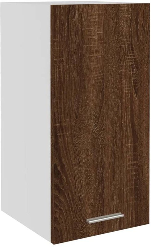 Hängeschrank Lyon Braun Eichen-Optik 29,5x31x60 cm Holzwerkstoff Vidaxl