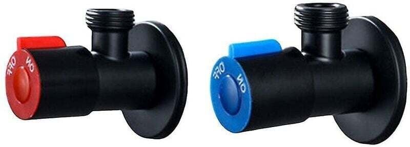 Robinet d'arrêt d'eau chaude et froide de valve de coin de toilette de toilette de cuisine