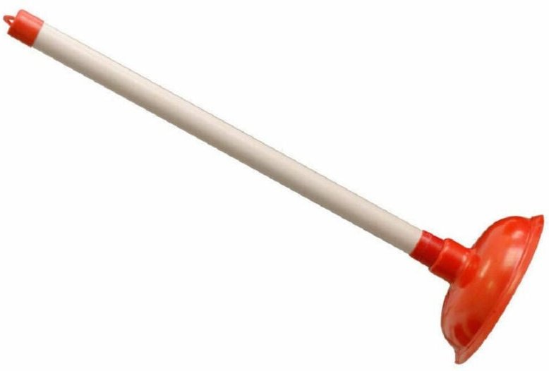 Trade Shop Traesio - Trade Shop - Spülbecken-Pömpel aus Gummi, Spülbecken-Onkel, PVC-Griff, Kunststoff-Saugnapf, Durchme...