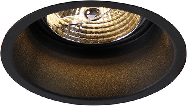 Moderner Einbaustrahler schwarz GU10 70mm - Dept