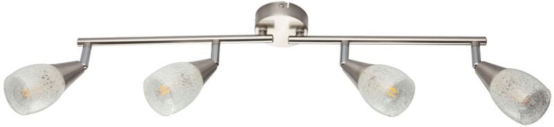 Decken Lampe Gäste Zimmer Glas Kristall Licht Schiene Spot Leuchte verstellbar