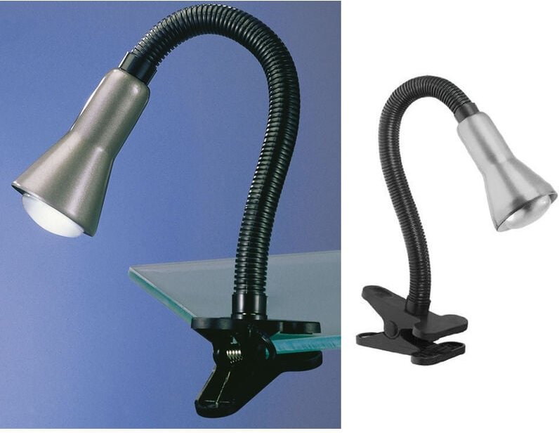 Thumbnail - Defibrico - Klemmleuchte flexo Schwarz - Klemmspot & Schwanenhals Leselampe