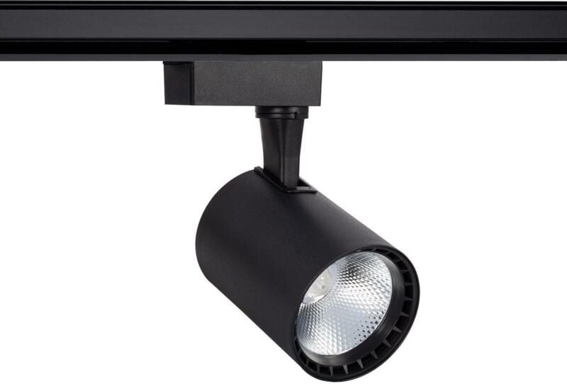 1-Phasenstromschiene LED-Strahler 20W Bron Schwarz 3000K Warmweiß