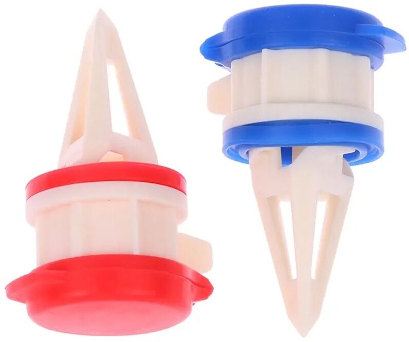 Set mit 2 Silikon-Ausgießern für Flaschen, Getränketrenner, hält Getränke frisch, 1 Set