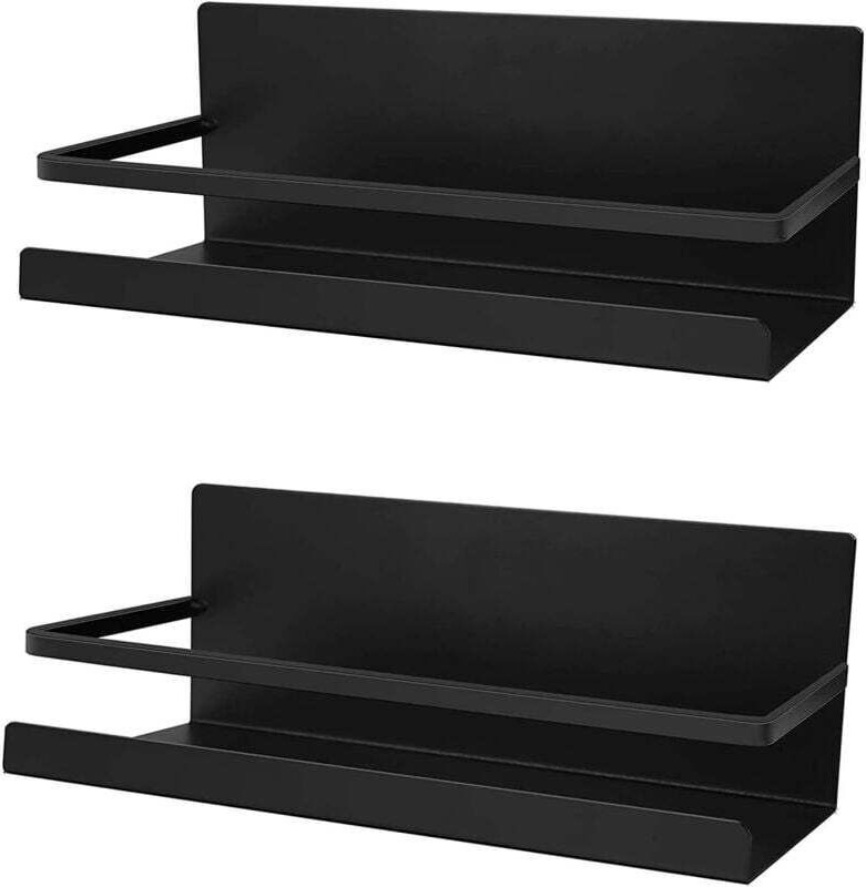 Étagère de rangement pour réfrigérateur, étagère à épices magnétique en deux parties, étagère d'organisation pour réfrig...