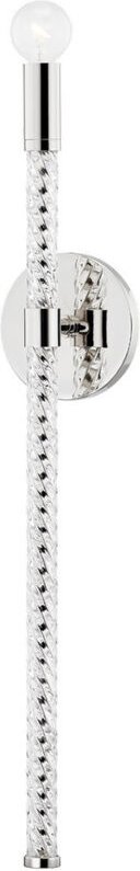 Pippin 1 Light Wandleuchte Nickel poliert, 2700K