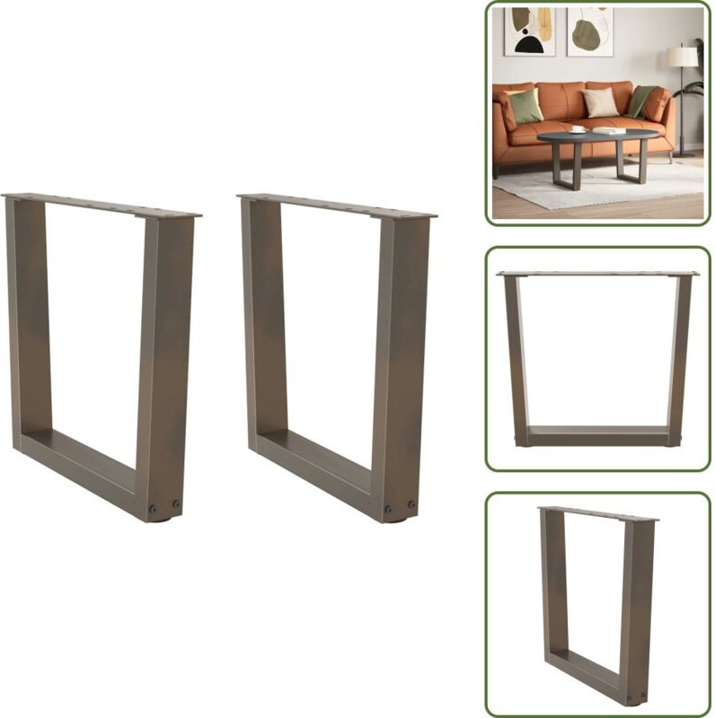 Esstisch Beine V-Form 2 Stück Naturstahl 60x(42-43,3) cm Stahl - Esstischbein - Esstischbeine - Bein Für Tisch - Esstisc...