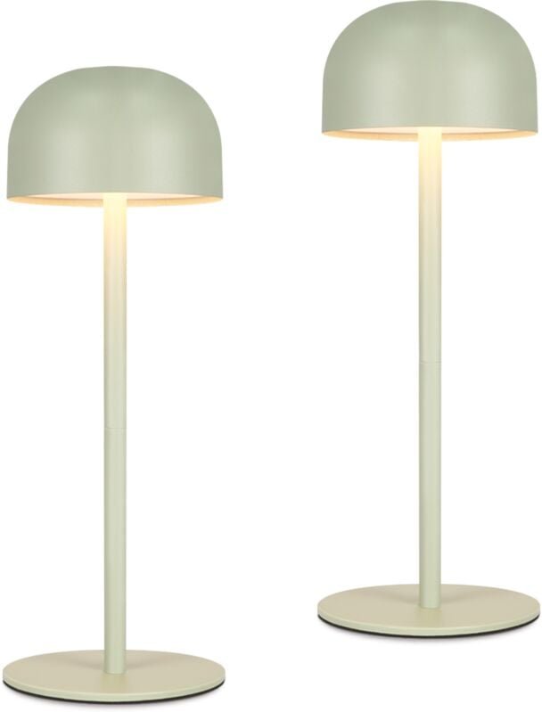 Thumbnail - Led Tischlampe kabellos höhenverstellbar 2ER:Touch Dimmer mit 3 Farbtemperaturen (3000K/4500K/6000K), usb-c Aufladbar, I...