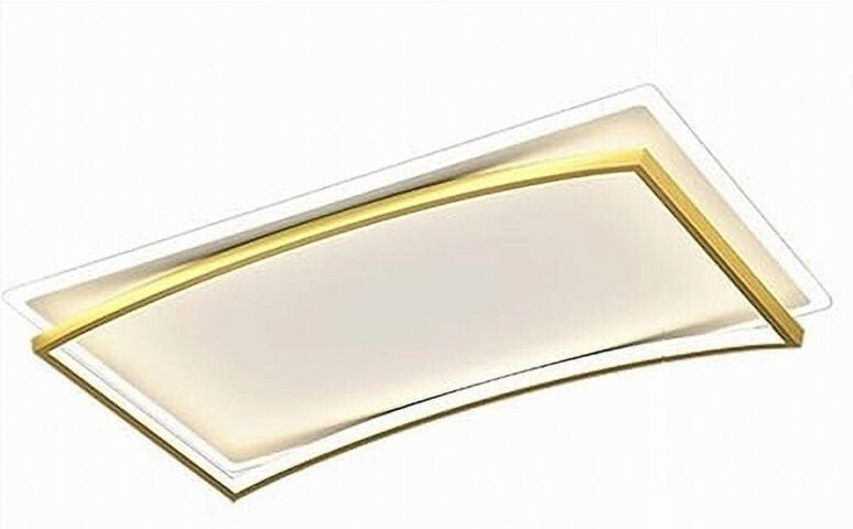 Trade Shop Traesio - Trade Shop - led-deckenleuchte 108W rechteckig weissgold modernes kaltlicht 71547 -