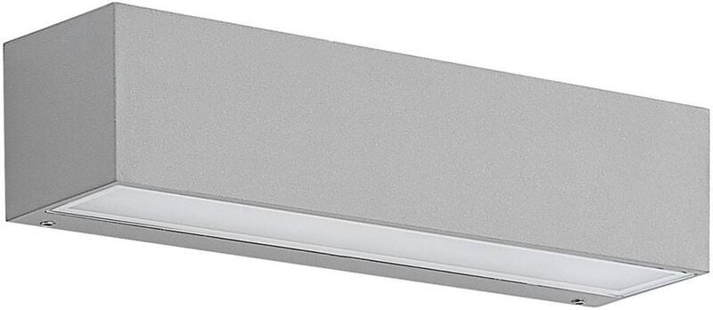 Lucande - led Wandleuchte außen 'Lengo' aus Aluminium von