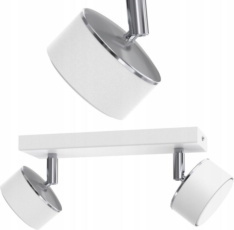 Deckenleuchte Weiss Chrom Bewegliche Led Gx53 Polnische Lampe