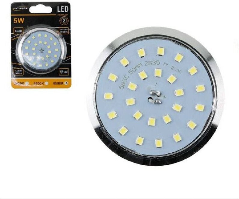 Trade Shop Traesio - Trade Shop - 25 smd led Einbaustrahler für Dunstabzugshaube 5 w rund warm kalt natürliches Licht -