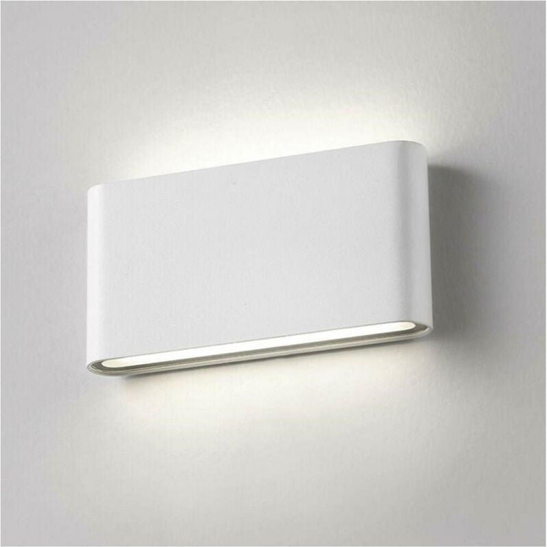 Trade Shop Traesio - Trade Shop - schlanke rechteckige led-wandleuchte 16WATT weiss kalt natürlich weiss licht XC-9048 -