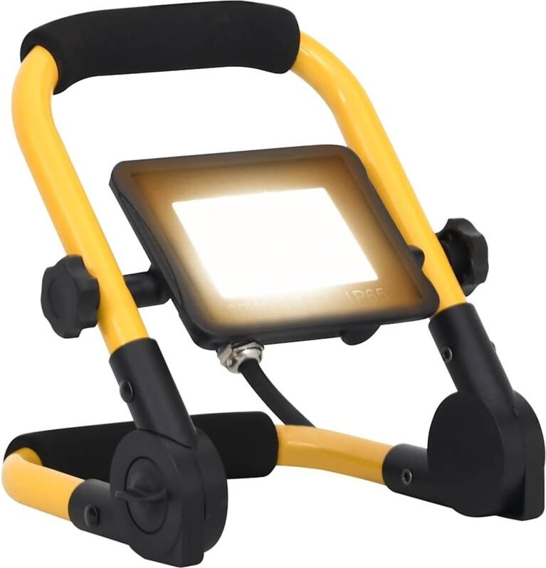 LED-Fluter mit Handgriff 20 w Warmweiß Vidaxl