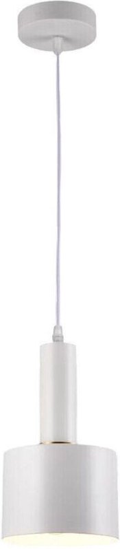 Trade Shop - copy of LAMPADARIO A SOSPENSIONE SOFFITTO STILE CONTEMPORANEO NORDICO ATTACCO E27 IN METALLO B97 - Weiß