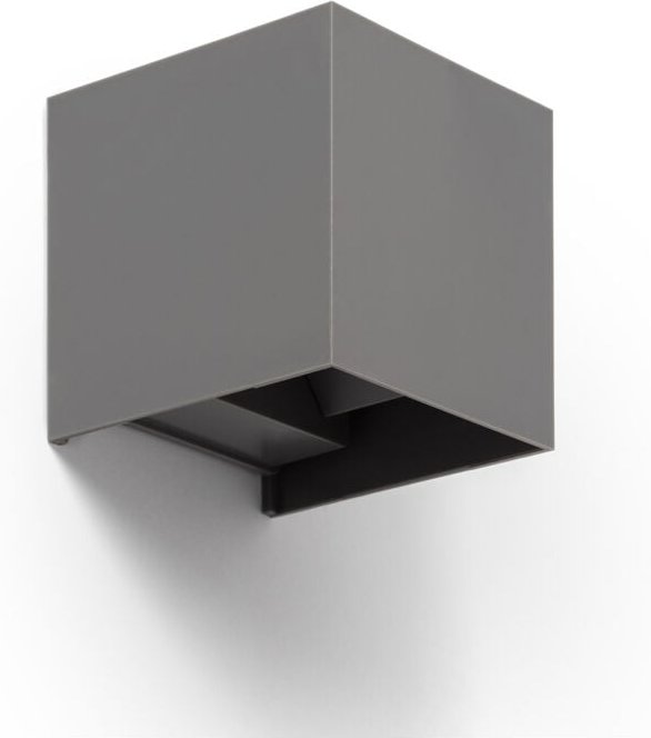 LED Wandleuchte für den Außenbereich 6W Doppelseitige Beleuchtung New Eros 2700K Warmweiß Gris Claro