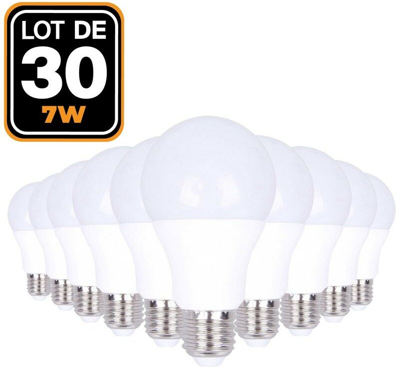 Europalamp - E27 LED-Glühbirne 7W 3000K Warmweiß mit hoher Helligkeit