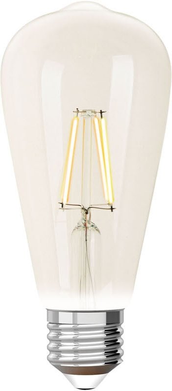 Idual - E27 Filament led Leuchtmittel - 9 Watt, 500 Lumen, 2200 - 5500K, Ø6,4cm dimmbar