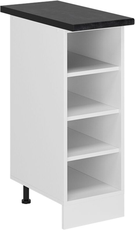 Vicco - Küchenregal R-Line, Weiß, 30 cm , ap Anthrazit